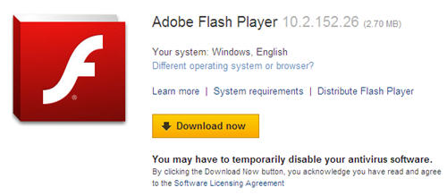 adobe flash player old version free download for windows xp